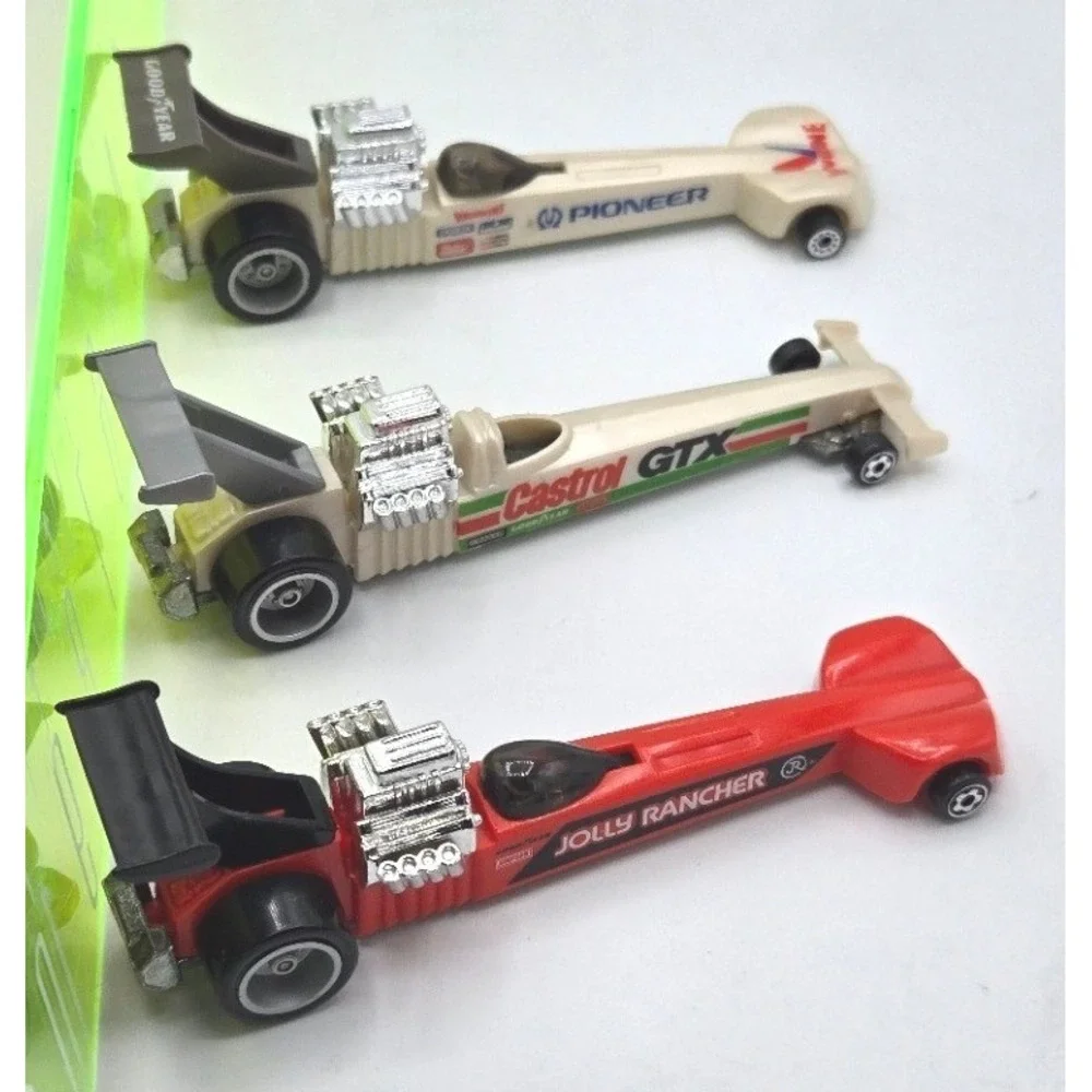 Vintage Hot‎ Wheels Top Fuel Dragster Lot (3) - 1989 Malaysia Castings